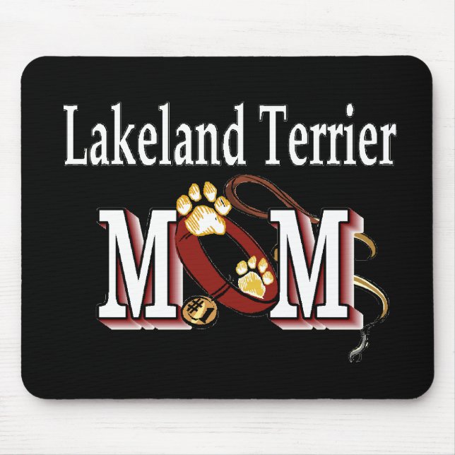 Lakeland Terrier MAMA Geschenke Mousepad (Vorne)
