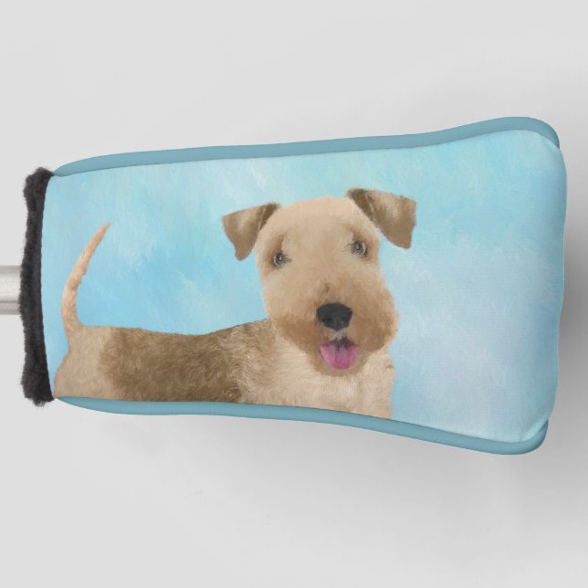 Lakeland Terrier Painting - Niedliche Original Dog Golf Headcover (Vorderseite)
