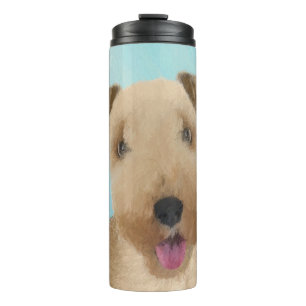 Lakeland Terrier Painting - Niedliche Original Dog Thermosbecher