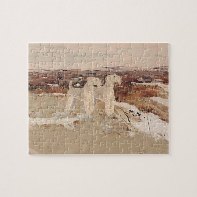Lakeland Terriers November Days Puzzle (Horizontal)