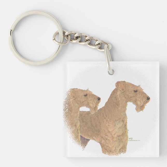 Lakeland Terriers Schlüsselanhänger (Vorderseite)