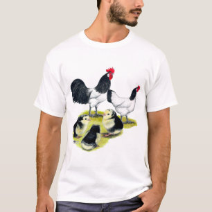 Lakenvelder Huhn-Familie T-Shirt