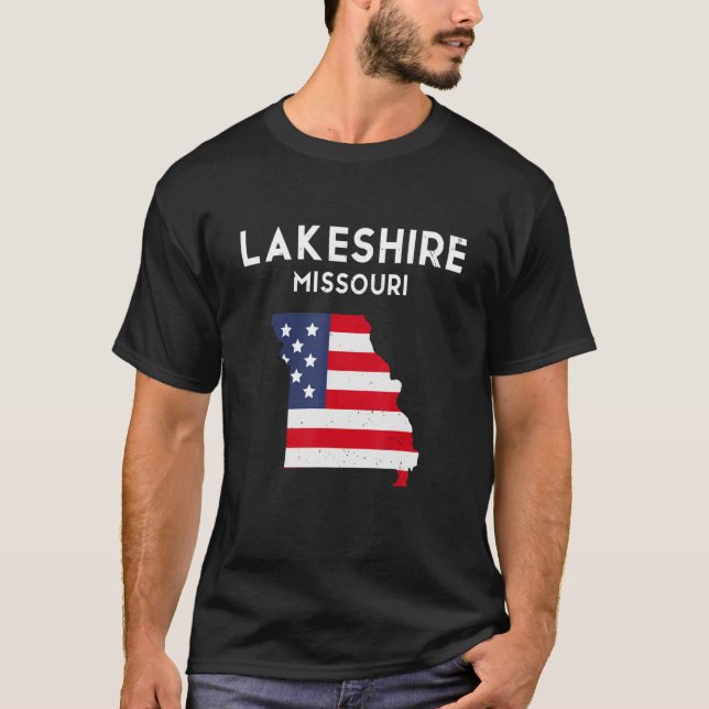 Lakeshire Missouri USA Staat America Travel Missou T-Shirt (Vorderseite)