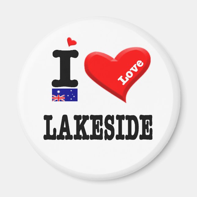 LAKESIDE - I-Liebe Magnet (Vorne)