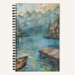 Lakeside Retreat 5,5" x 8,5" SpiralNotebook Notizbuch