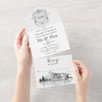 Lakeside Wedding Monogram Wappen