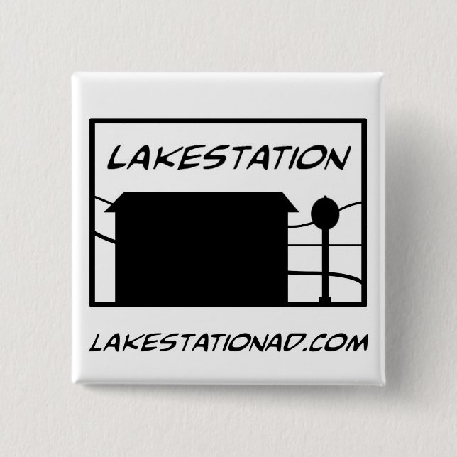 Lakestation - Knopf Button (Vorderseite)