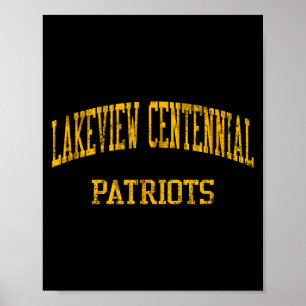 Lakeview Centennial High School HS Garland TX Poster