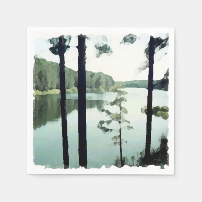 Lakeview Serviette (Vorderseite)