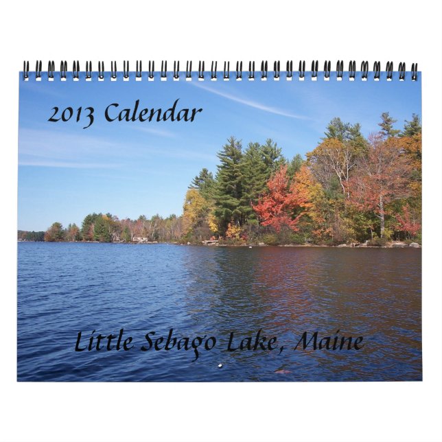 Lakeviews von Maine Kalender (Titelbild)