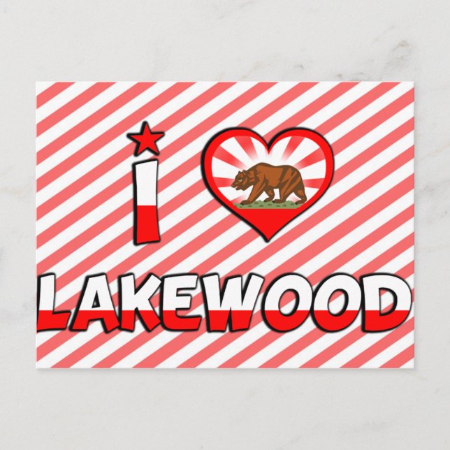 Lakewood, CA Postkarte (Vorderseite)