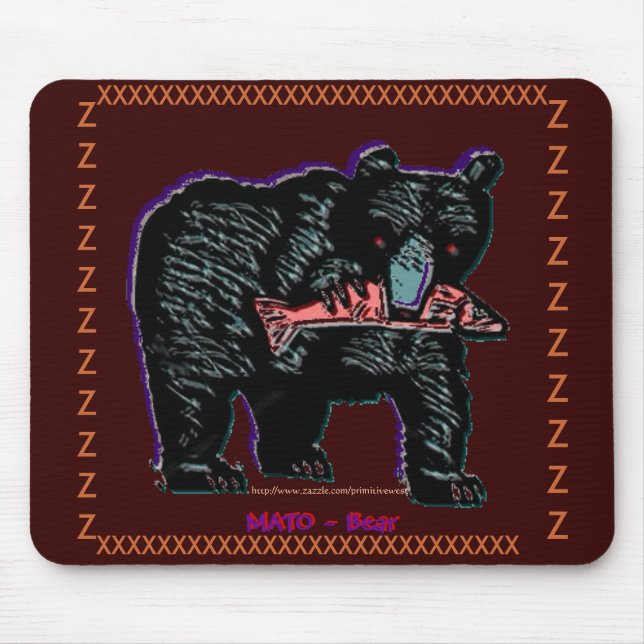 Lakhotah Lachs Mousepad (Vorne)