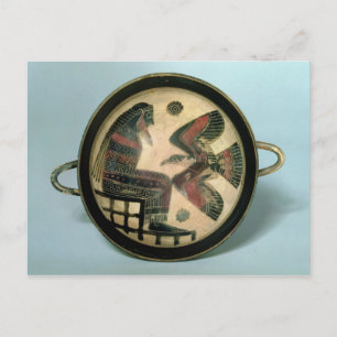 Lakonische Tasse mit Zeus und Adler Postkarte