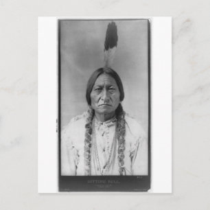 Lakota Amerikanische Ureinwohner Chief Sitting Bul Postkarte