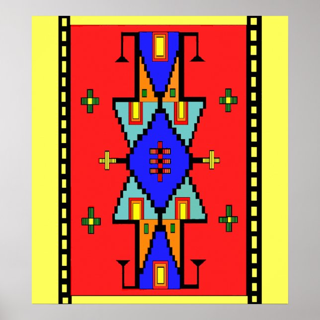 Lakota Dreams Blanket Design Poster (Vorne)