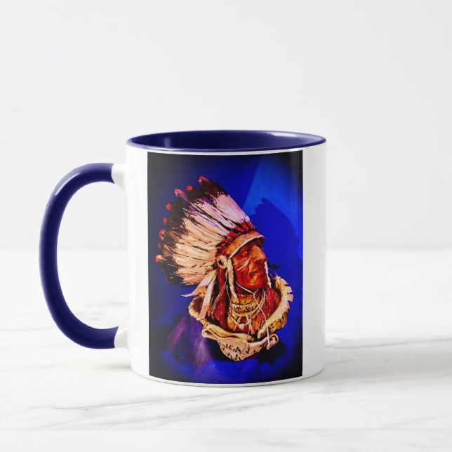 "Lakota-Häuptling"-Tasse Tasse (Links)