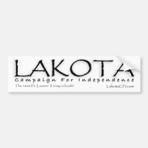 Lakota Kampagnen-Fot Unabhängigkeits-Autoaufklebe Autoaufkleber