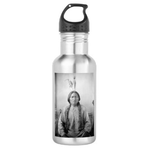 Lakota Leader sitzt Bull Native Amerikanische Urei Edelstahlflasche