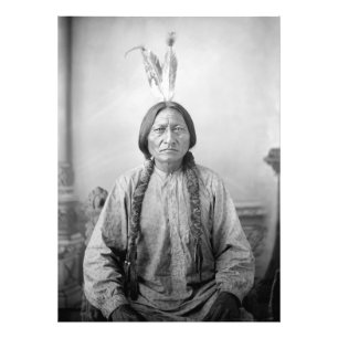 Lakota Leader sitzt Bull Native Amerikanische Urei Fotodruck