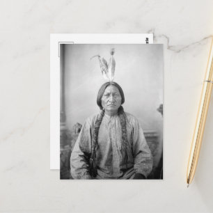 Lakota Leader sitzt Bull Native Amerikanische Urei Postkarte