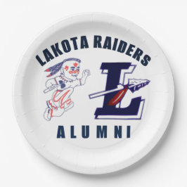 Lakota Raiders Alumni Pappteller