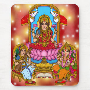 Lakshmi Ganesh-Mauspad Mousepad