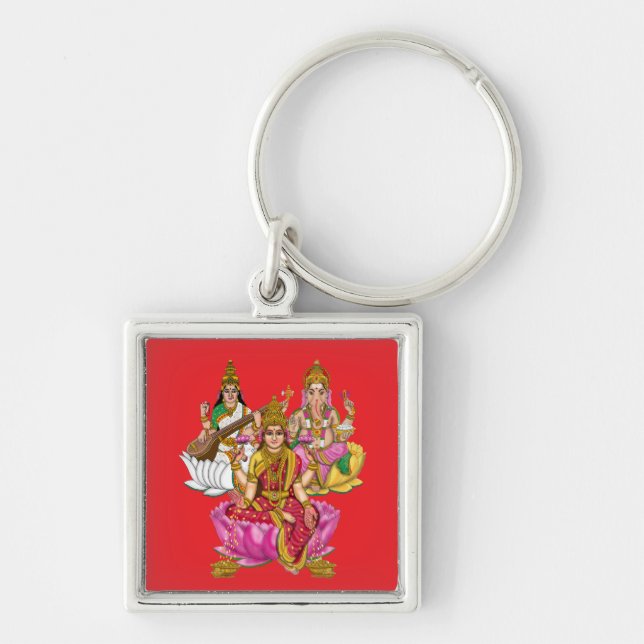 Lakshmi Ganesha Schlüsselanhänger (Vorne)