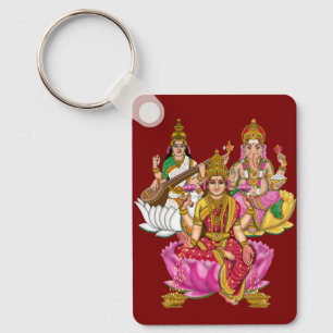 Lakshmi Ganesha-Schlüsselanhänger Schlüsselanhänger