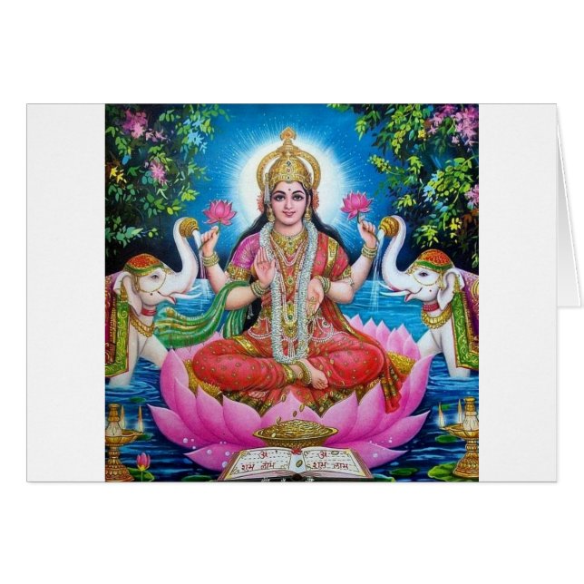 Lakshmi Göttin der Liebe, des Wohlstandes und des (Vorderseite (Horizontal))
