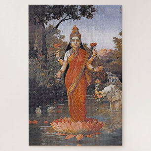 LAKSHMI-Göttin - sogar große Bilder - Puzzle