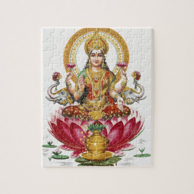 Lakshmi Hindu Goddess Puzzle (Vertikal)