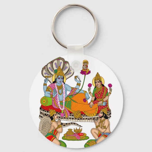 Lakshmi Narayan Keychain Schlüsselanhänger (Vorderseite)
