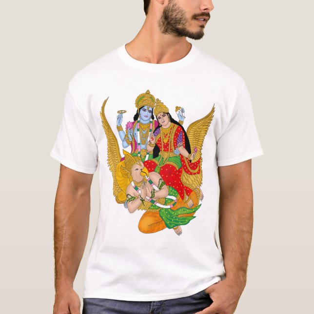 Lakshmi Narayan T-Shirt – Divine Casual Wear (Vorderseite)