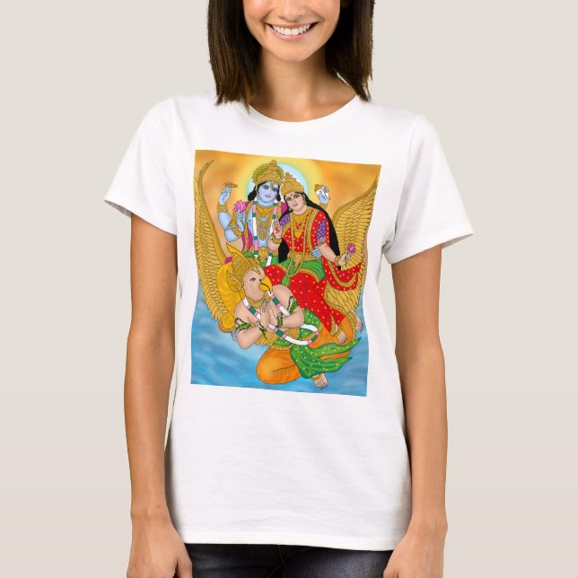 Lakshmi Narayan T-Shirt – Divine Casual Wear (Vorderseite)