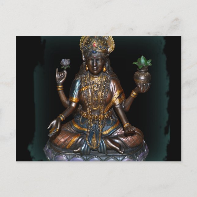 Lakshmi Postkarte (Vorderseite)