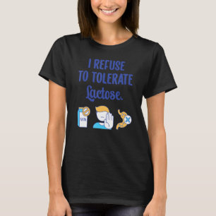 Laktose Lactose-Intoleranz T-Shirt