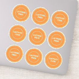 Laktosefreie Allergien Sicher kulinarisch Aufkleber