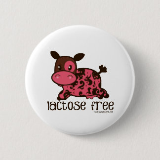 Laktosefreie rosa Kuh Button