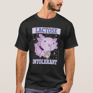 Laktoseintoleranter Axolotl Laktoseintoleranter Ve T-Shirt