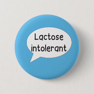 laktoseintolerantes Abzeichen Button