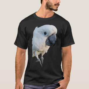 Lala das Cockatoo-große Lächeln-Schwarz-T-Shirt T-Shirt
