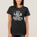 Lala Definition Funny Oma Mutter Tagesgeschenk T-Shirt<br><div class="desc">Holen Sie sich dieses lustige Sprichwort Outfit für die beste Großmutter aller Zeiten,  die ihre bezaubernden Enkel,  Enkel,  Enkeltöchter am Muttertag oder Weihnachten,  Großeltern Tag,  Trag dies,  um deine süße Großmutter zu erkennen!</div>