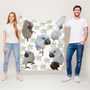 Lala die Posenthrow-Decke des Cockatoo-fünf Fleecedecke