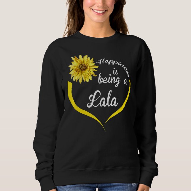 Lala Glück ist ein Lala Sweatshirt (Vorderseite)
