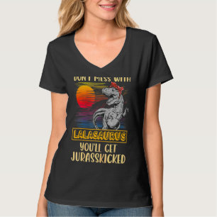 Lala Rex Dinosaurs Mommy Saurus T-Shirt