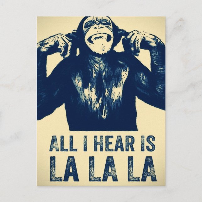 LaLaLa Postkarte (Vorderseite)