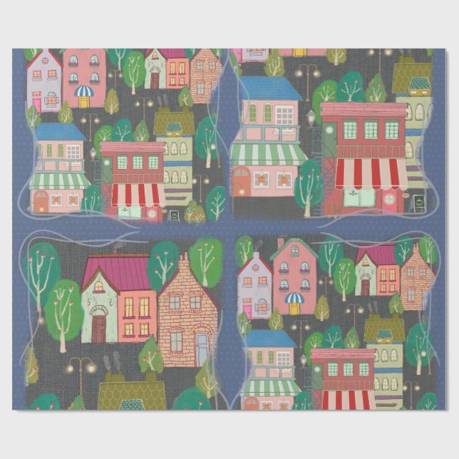 LALATOWN Sweet Dream Wrapping Paper 2 Geschenkpapier (Flach)