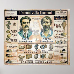 L'Alcool Voila l'Ennemi #1 Plakat