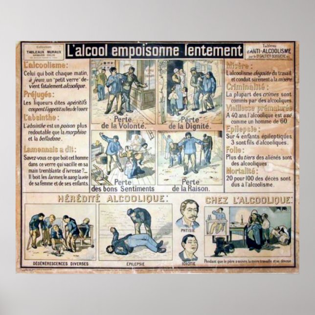 L'Alcool Voila l'Ennemi #2 Poster (Vorne)