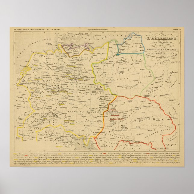 L'Allemagne 1024 a 1137 Poster (Vorne)